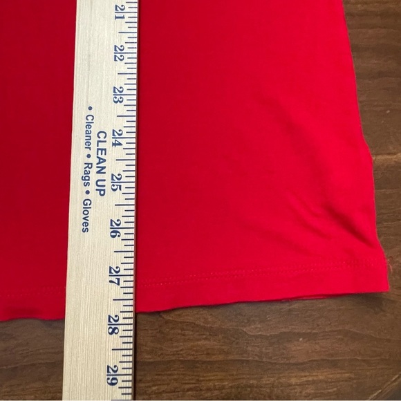 Ava & Viv Short Sleeve Top Red Women’s Sizes 2X - Picture 7 of 7